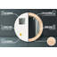 Huldar Glass Flat Wall Mirror