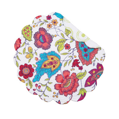 Artigoran Cotton Floral Round Placemat