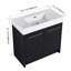 Meuble-lavabo simple 35,4 po avec plateau en céramique Gardena