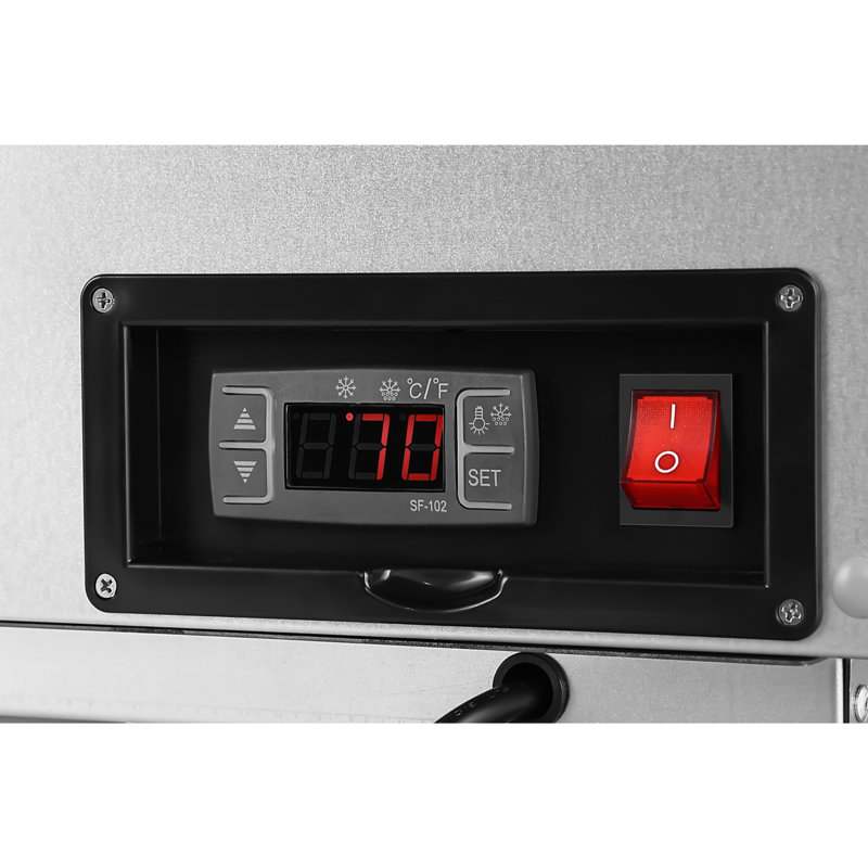 27 in. Drop-In Countertop Display Refrigerator in Black (DICDC-120-BK)