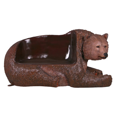 Brawny Bear Sculptural Bench