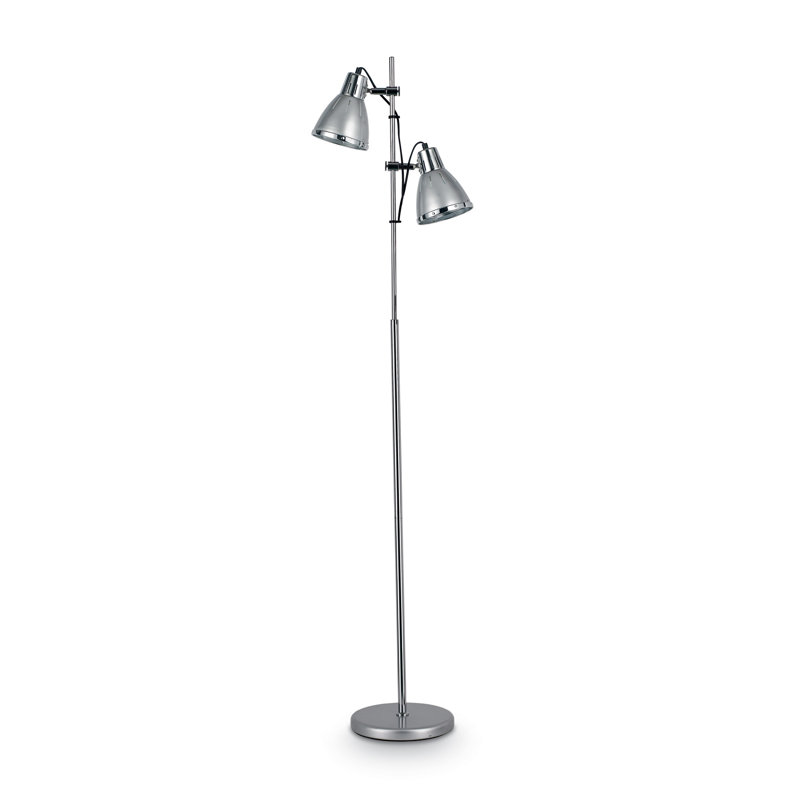 Powley 62.99'' Chrome Tree Floor Lamp