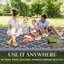 5*8ft Outdoor Rug for Patios Waterproof Reversible Rug Geometric Rug Lightweight Rug Plastic Straw Outdoor Rug for Outside, RV, Deck, Picnic, Beach, Trailer, Camping