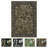 Botanical Flora Machine Washable Rug Low Pile Throw Carpet Non Slip Non Shedding Floor Cover Stain Resistant Folding Carpet For Home Decor-1809682066