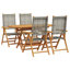 Ensemble repas 5 pièces vidaXL-251002678-251002674
