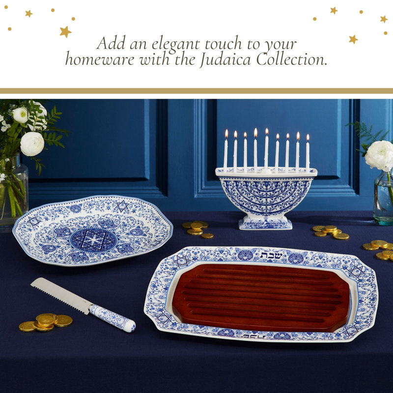 Spode Judaica Oval Platter 14"