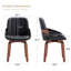 Chaises de salle à manger rembourrées Modern-1012463470