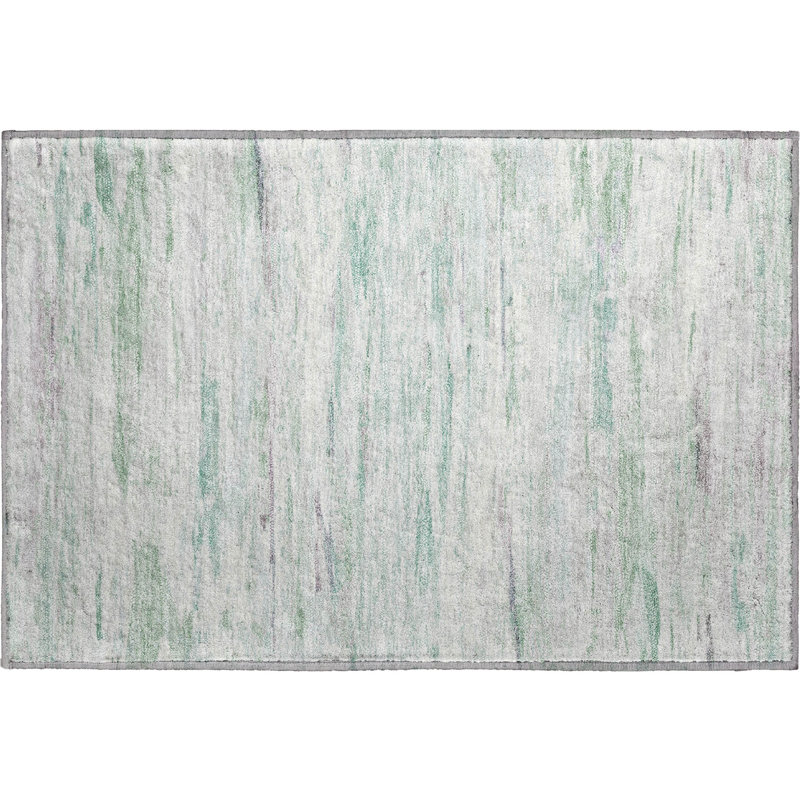 Premium Machine Washable Mundell Abstract Rug, Rectangle 1'8" x 2'6"