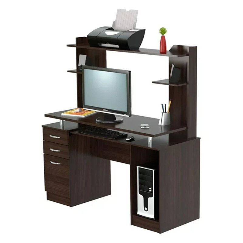 Bureau d'ordinateur avec huche Bengal
