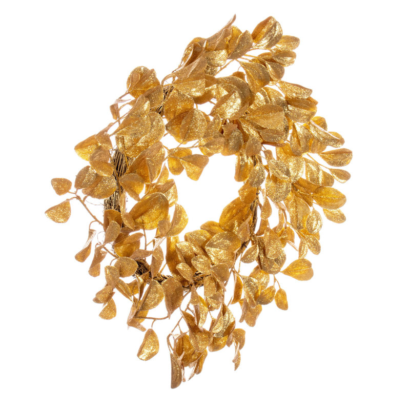 Couronne à paillettes 24 po PVC, Or