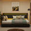 Modern Twin Daybed With Storage & Charging - Corner Design, Led Lights-112989728-118218639