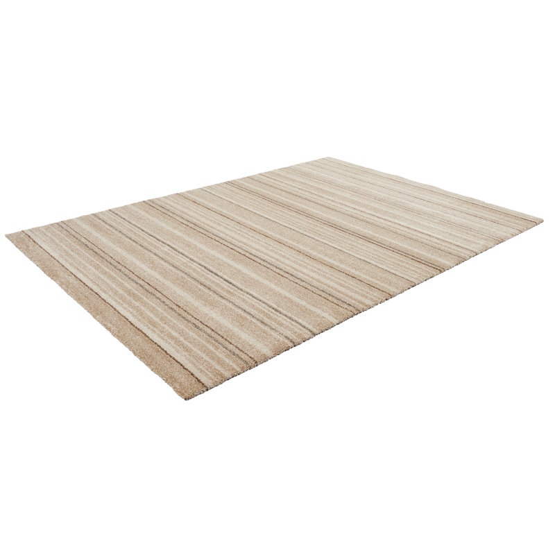 Tapis beige tissé à la machine Givry, Rectangle 5 pi 3 po x 7 pi 7 po