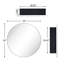 Armoire à pharmacie avec miroir et 2 tablettes réglables Seenaa-1502200623-1514975279
