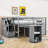 Alzata 3 Drawer Slat Loft Bed with Built-in-Desk by Isabelle & Max™-1209726627-1209726626
