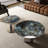 Modern round marble coffee table-112652050