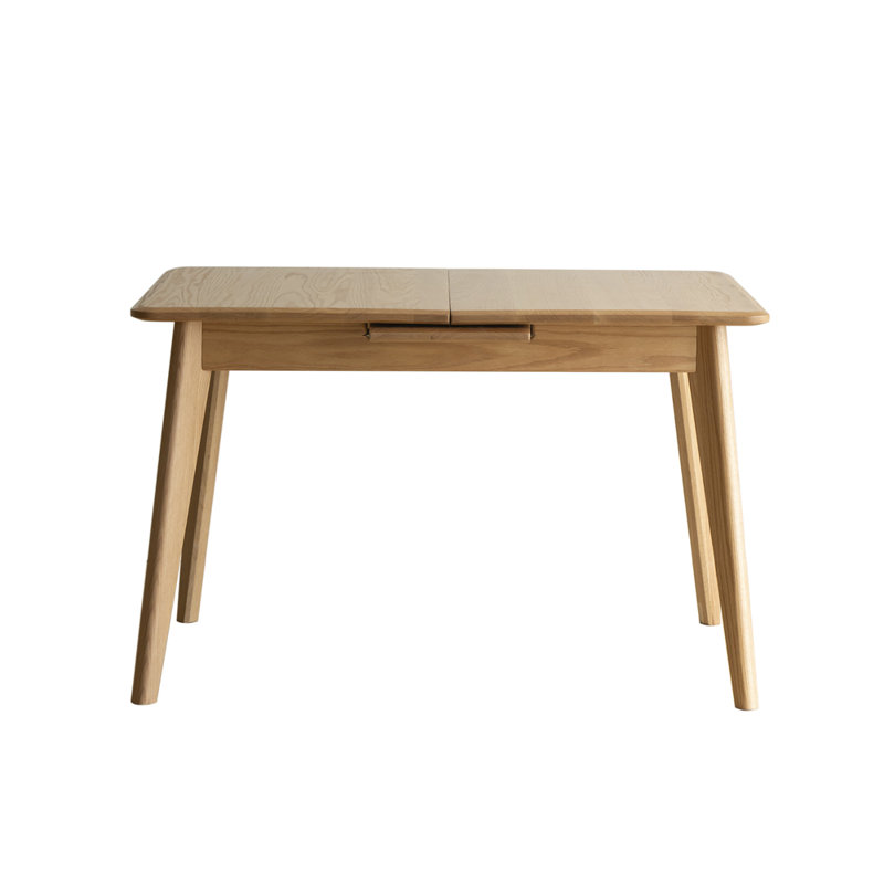 Extendable Solid Wood Base Dining Table