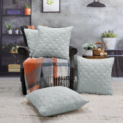 Tatami Faux Fur Throw Pillow Covers