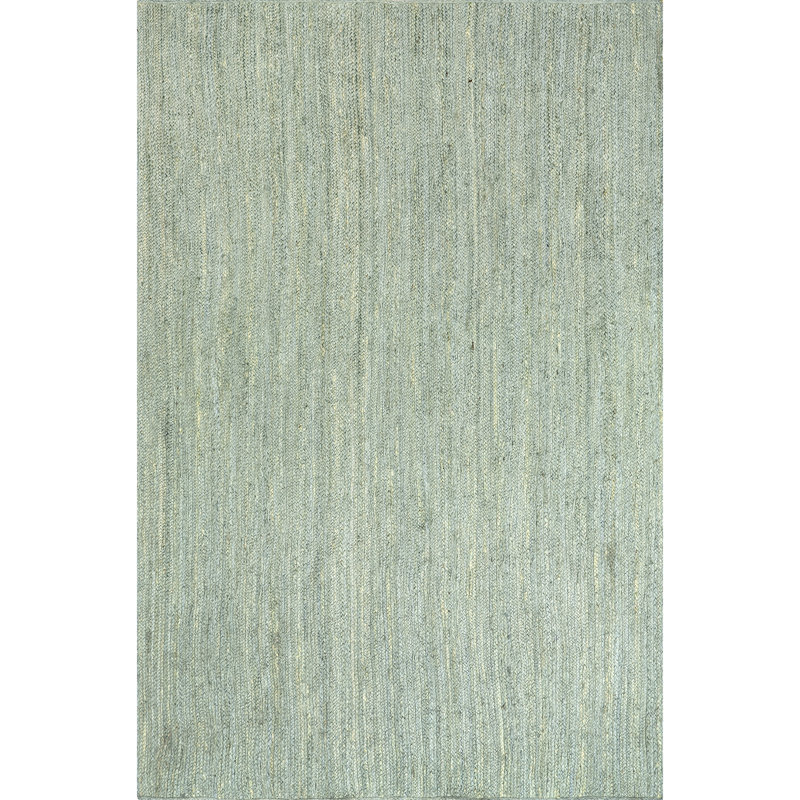 Rigo Hand Woven Farmhouse Jute Area Rug, Rectangle 6' x 9'