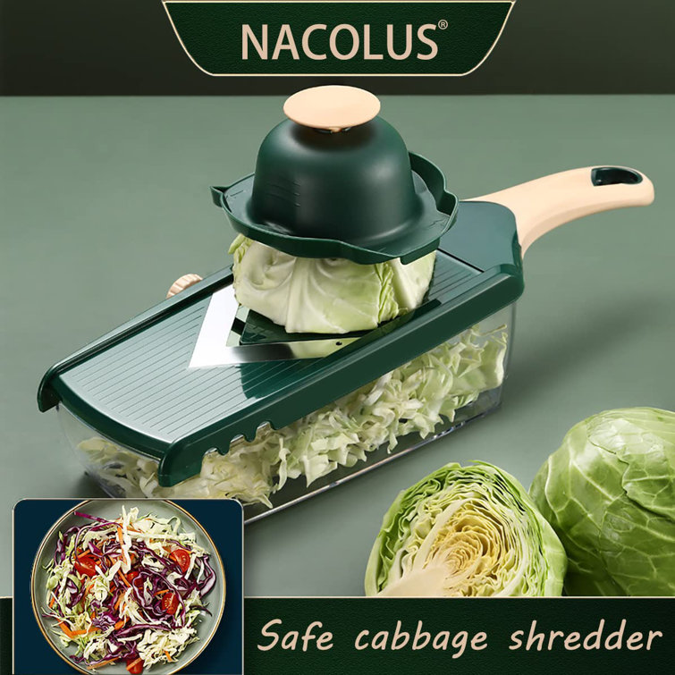 ColorLife Upgrade Safe Mandoline Slicer, Bigger Entrance Vegetable