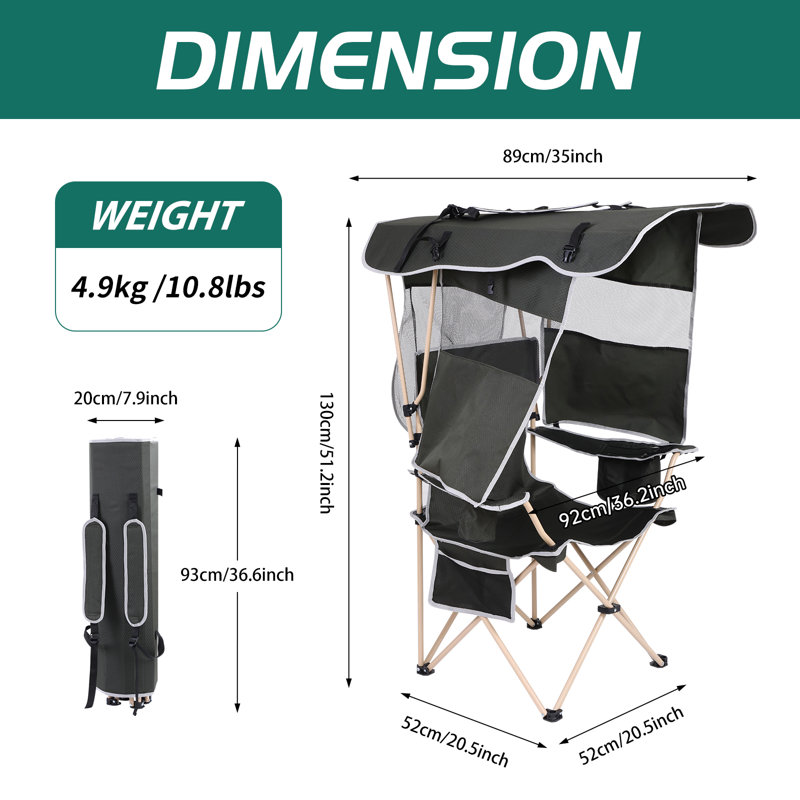 Chaise de camping srija pliante
