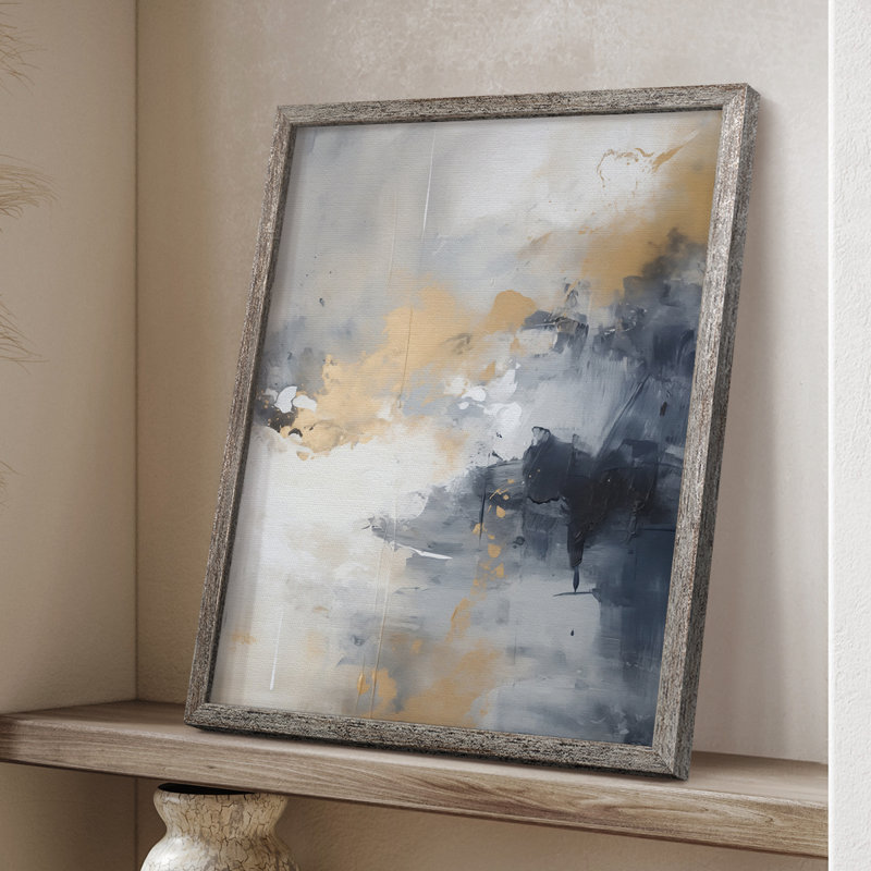 Reproduction encadrée FLORAL Series CECLVI - bois massif, H 15 po x l 12 po