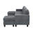 Ranjeeta 101" Wide Modular Sofa with Ottoman-641675809