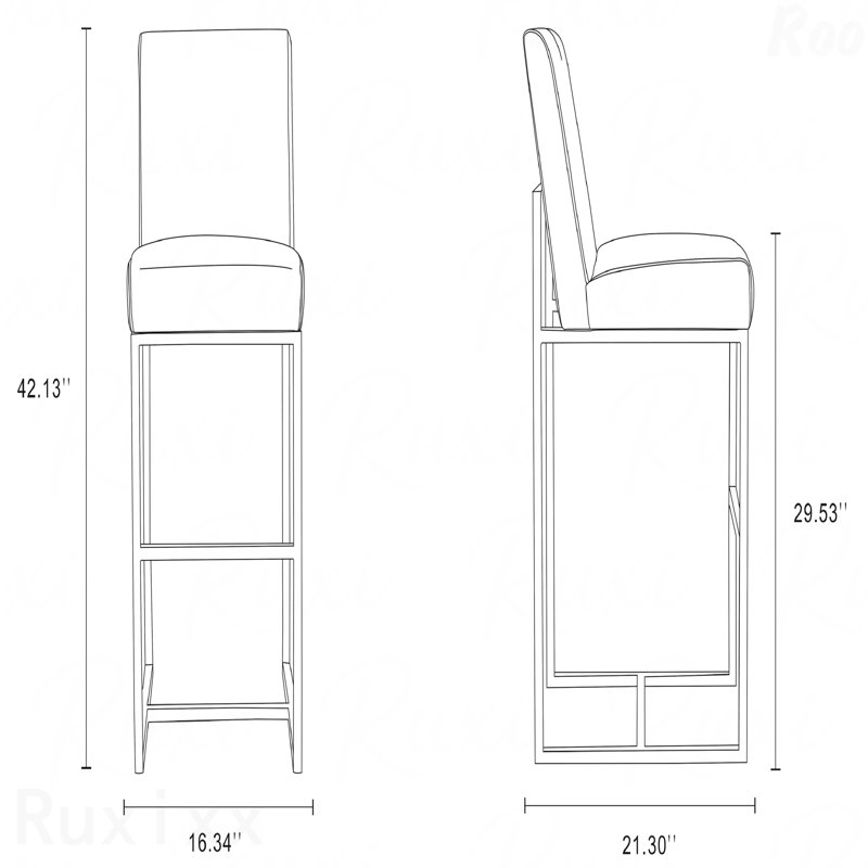 Tabouret de bar dans les bureaux élégants