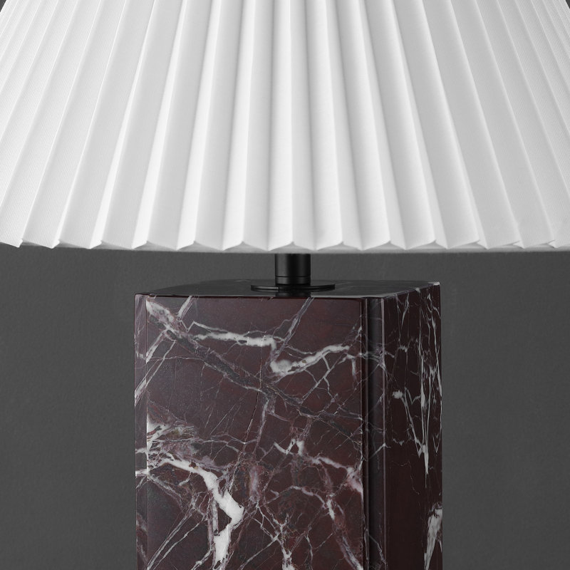 Mackenzie Standard Table Lamp, Maroon