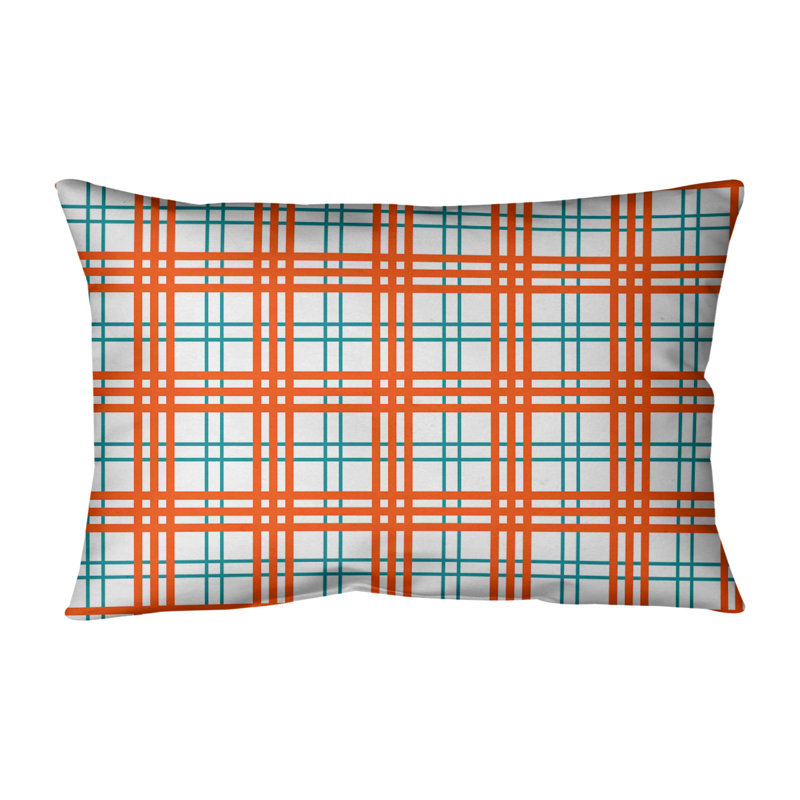 Housse de coussin Luxury Arizona, Blanc / turquoise / orange