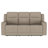 Elizabith 2-piece Upholstered Reclining Sofa Set Taupe-122094027-129632554