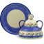 Spring Flowers Stoneware Condiment Server