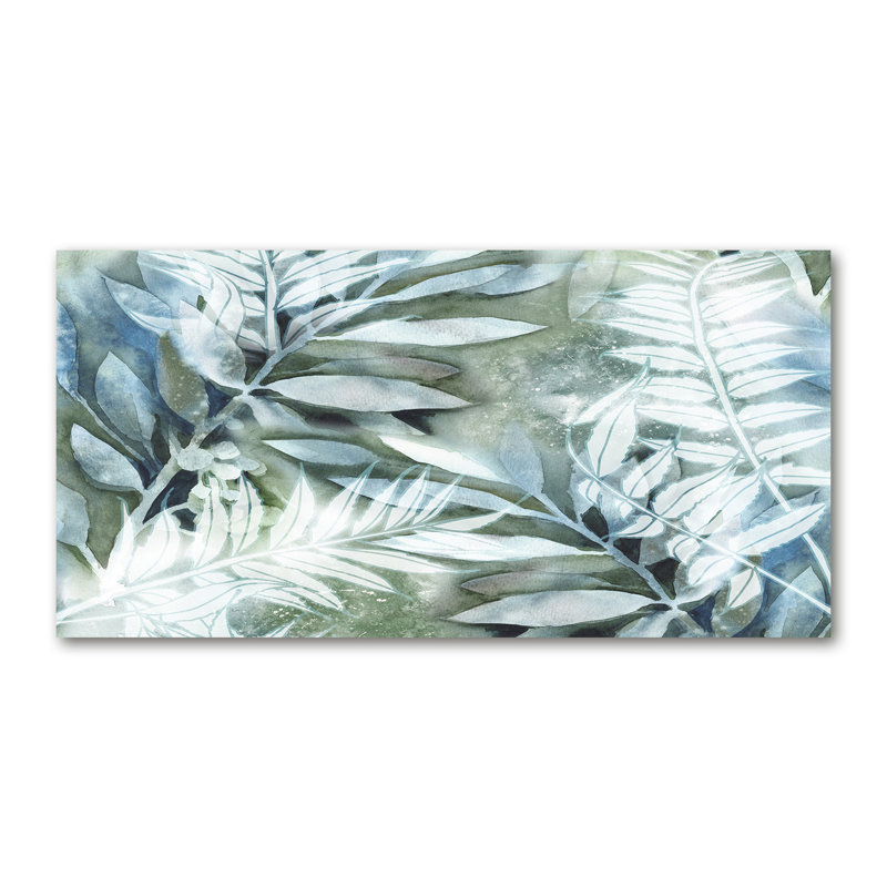 Balisier 50cm W x 100cm L Glass Peel and Stick Panel