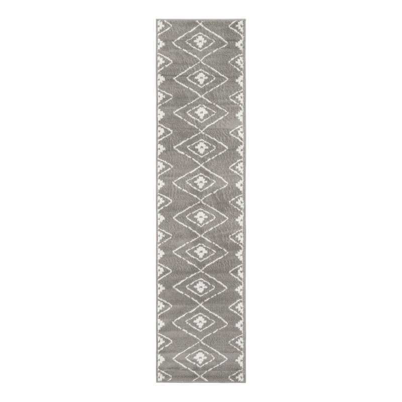 Latitude Run® Vefsna Nikolis Rug Gray, Runner 2' x 8'