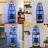 67.1"H Open Display Corner Bar Cabinet with Wine Storage,6 Tier Corner Shelf with Colorful LED Light,Remote control