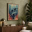 Whales in Blue Depths Coastal - Wrapped Canvas-2144492324-2144492328