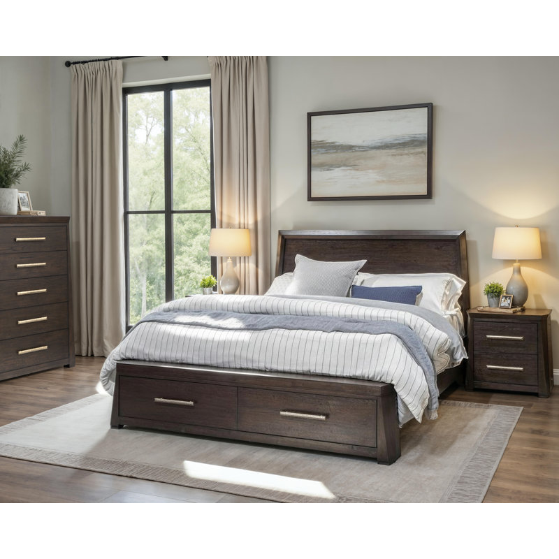 Queen Panel Storage Bed, Queen
