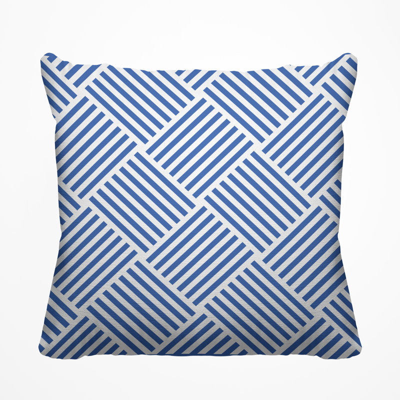 Housse et insert de coussin extérieur Langley, H 17 po x l 17 po, Bleuet des champs