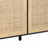 62.20"Elegant and Functional 4-Door Rattan Decorative Storage Cabinet-817232936