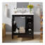 Meuble-lavabo moderne de 30 po avec lavabo en céramique, 3 tiroirs, meuble de rangement moderne en bois massif, idéal pour la maison-473659765