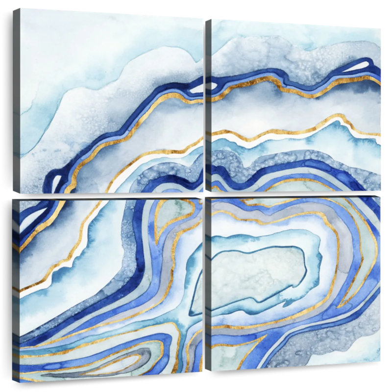 Cobalt Agate II, 26" H x 26" W