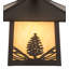 Mountain Pine 1 - Light Outdoor Wall Lantern
