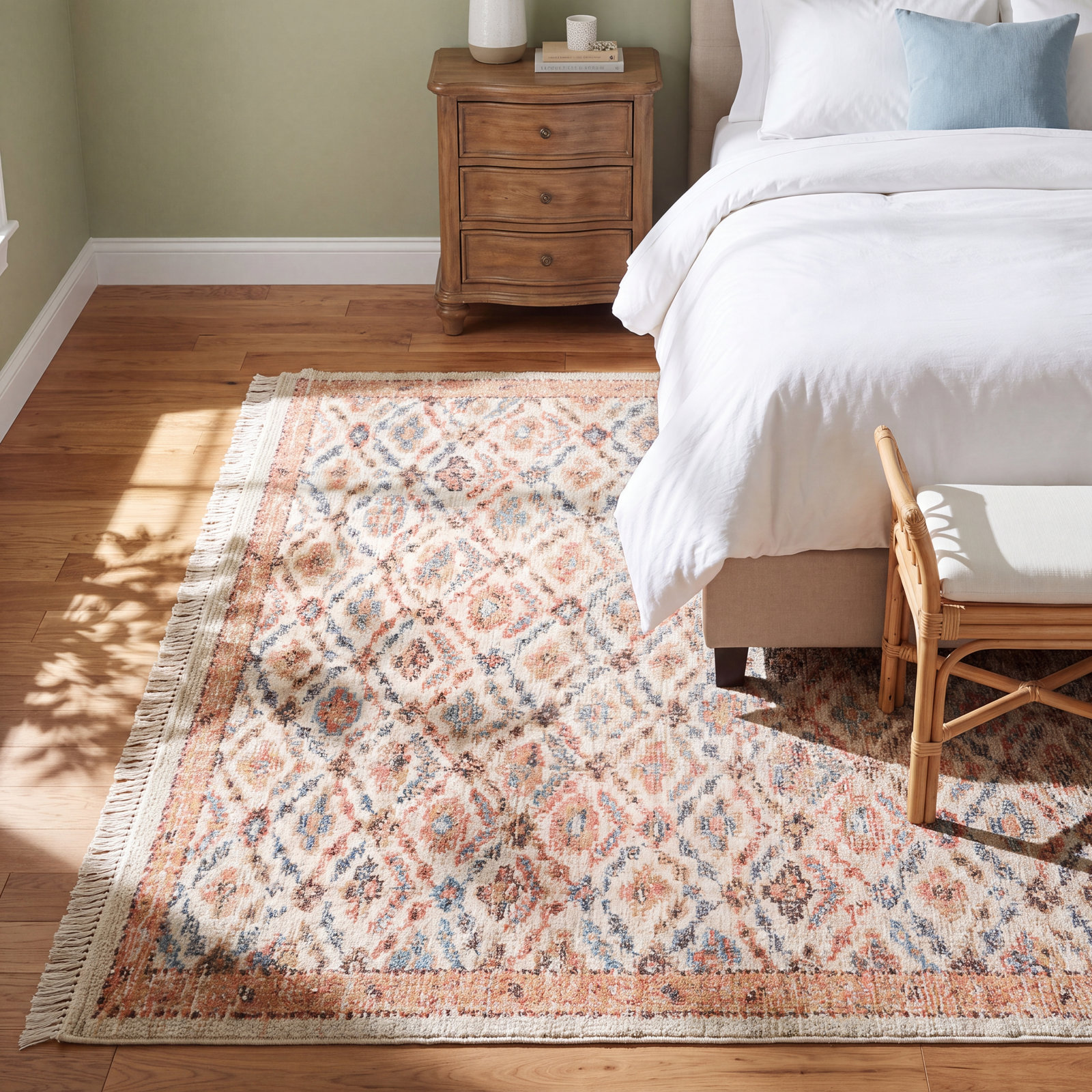 Maeve Hand-Knotted Wool Rug, Rectangle 5' x 8'