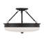 Plafonnier semi-encastré 3 lumières 15,25 po Halora-124488618