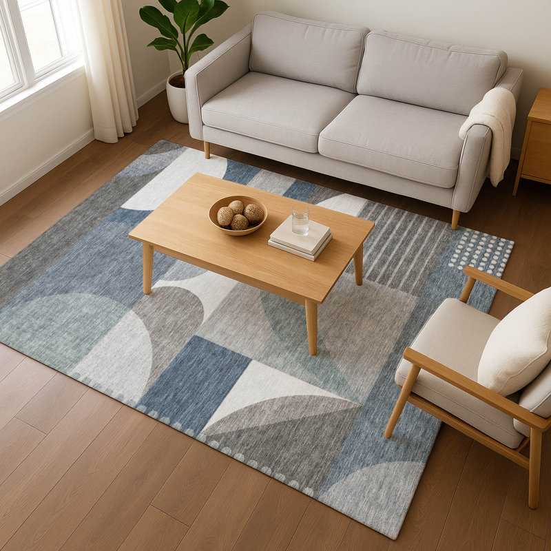 Tapis de qualité supérieure lavable à la machine de qualité supérieure Slesnick AMF1667, Rectangle 5 pi x 7 pi 6 po