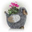 Pot de fleurs statue en céramique hibou Riegel