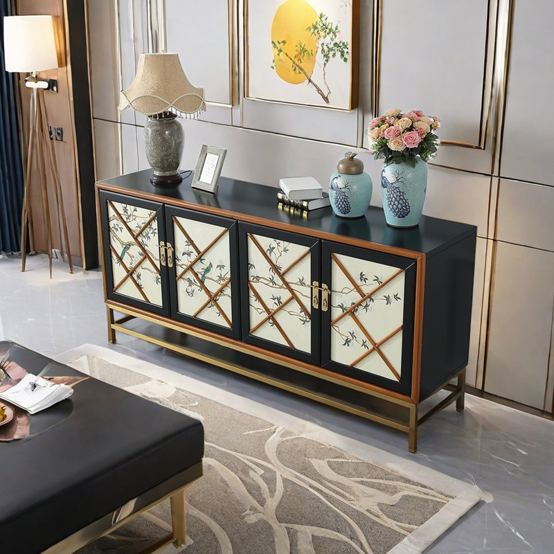 Armoire inspirée d'un livre avec détails en relief