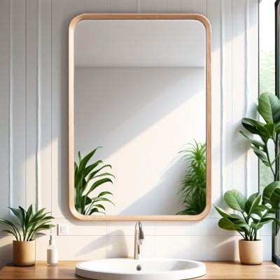 Modern Rounded Rectangle Mirror