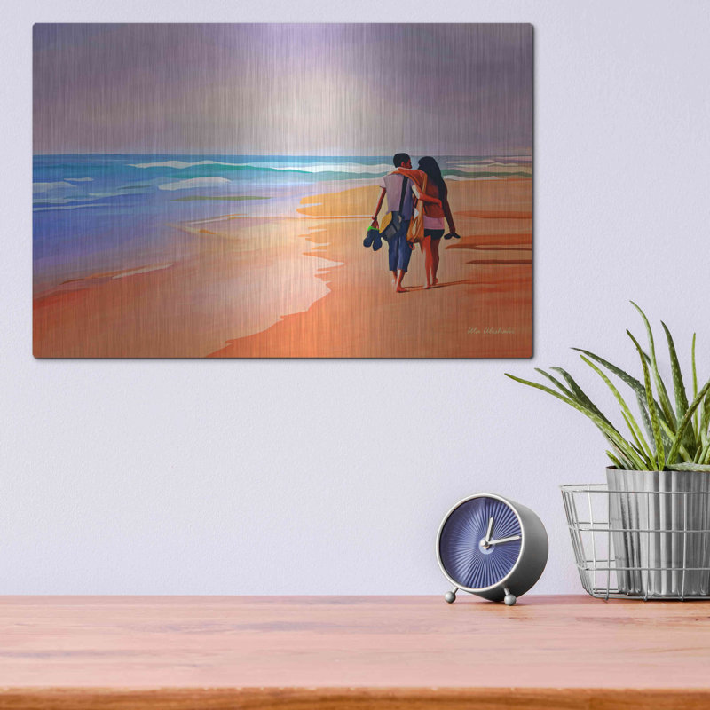 «Beach Walk» par Ata Alishahi, H 12 po x l 16 po