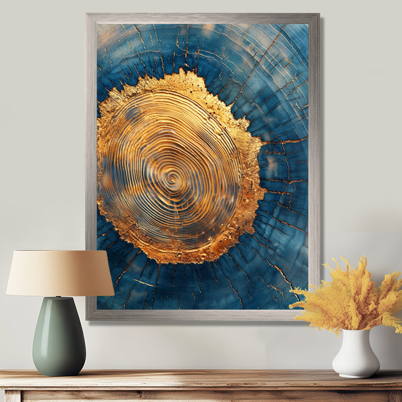 Décoration murale Glendell - Paysages, H 40 po x l 30 po, Picture Frame Print, Argent argent