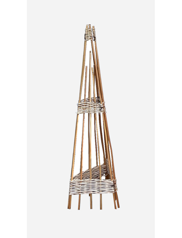 Wood Obelisk Trellis, 48" H x 12" W x 12" D